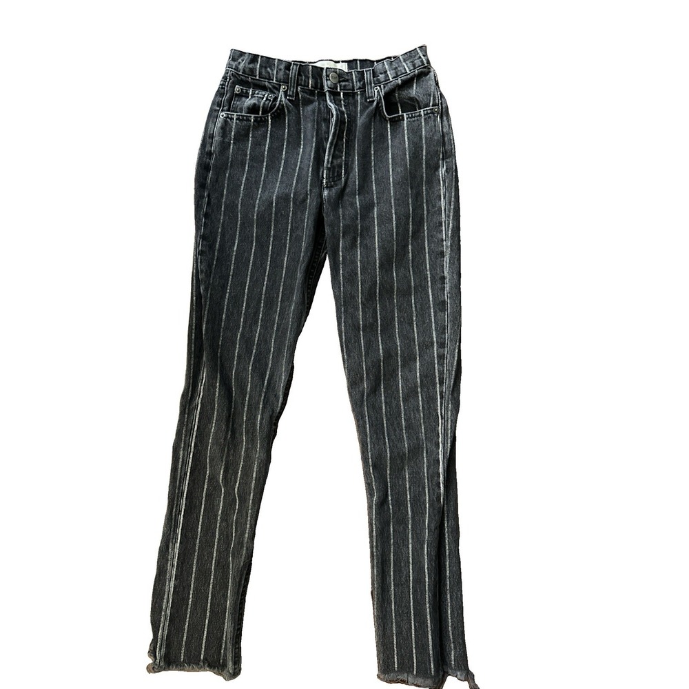 REFORMATION ROPER JEANS washed out dark grey/black Womens Size 26